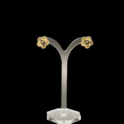 Noir Petal Studs - ABAL