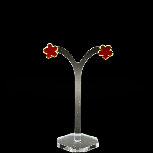 Noir Petal Studs - ABAL